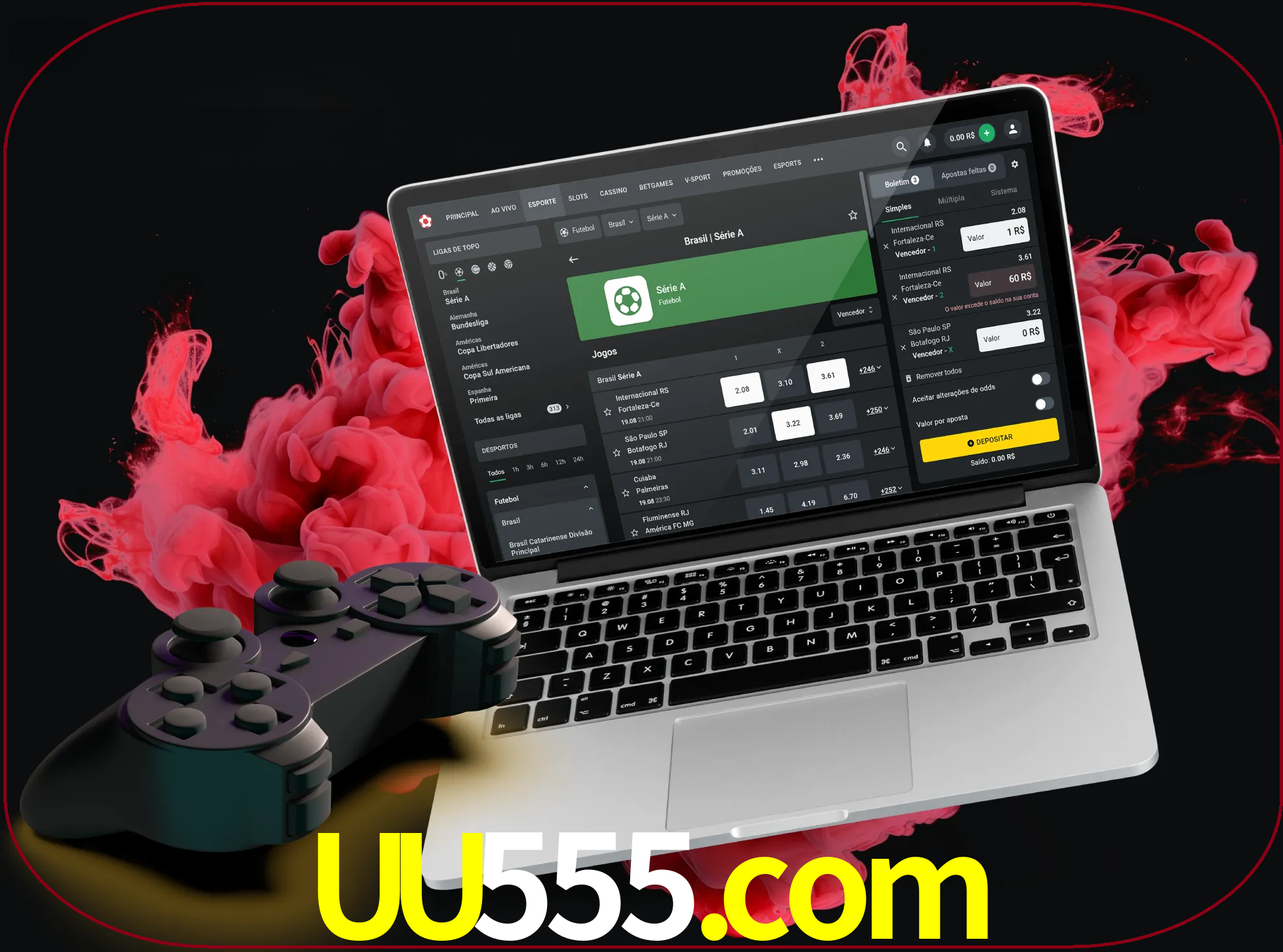 Visite a secção especial de jogos de vídeo em uu555 para descobrir em que jogos pode apostar e ganhar muito dinheiro.